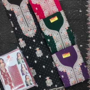 Georgette heavy dress material